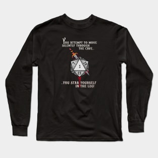 Dark Caves and Bad Dice Long Sleeve T-Shirt